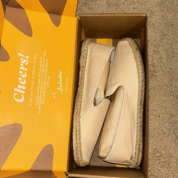 NWT Soludos Piping Smoking Espadrille. Box included - Picture 7 of 7